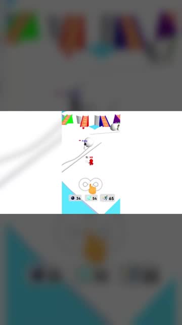 Snow Race 3D: Fun Ball Racing 广告素材