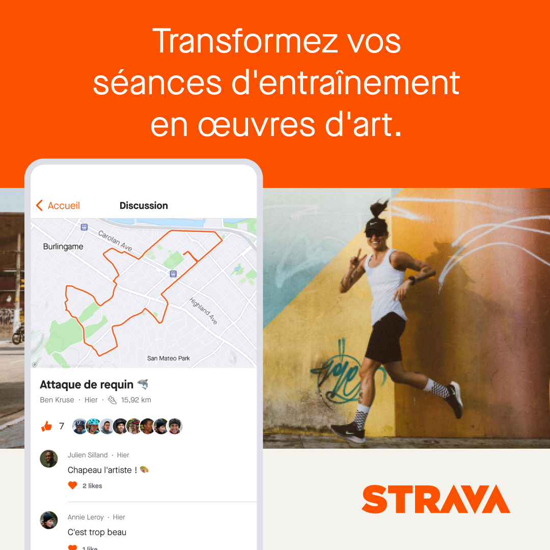 Strava: Run, Bike, Walk 广告素材