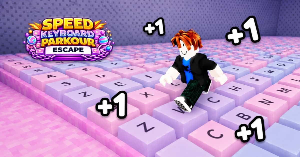 Keyboard Escape: Speed Parkour advertising creative