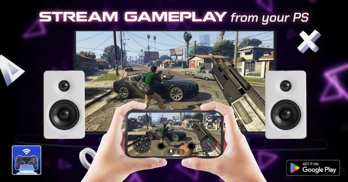 PS Remote Game Controller ad creative