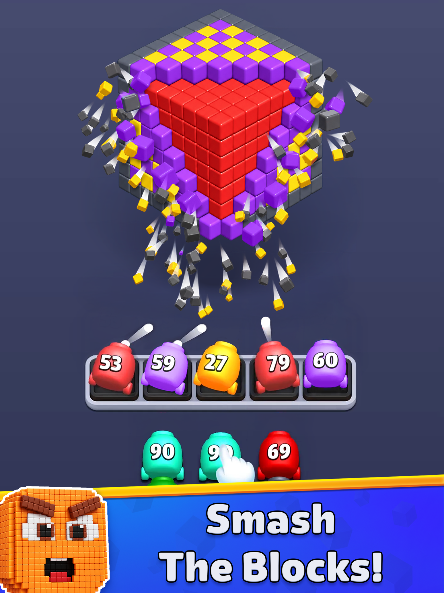 Cube Smash - Puzzle Game ad creative 1