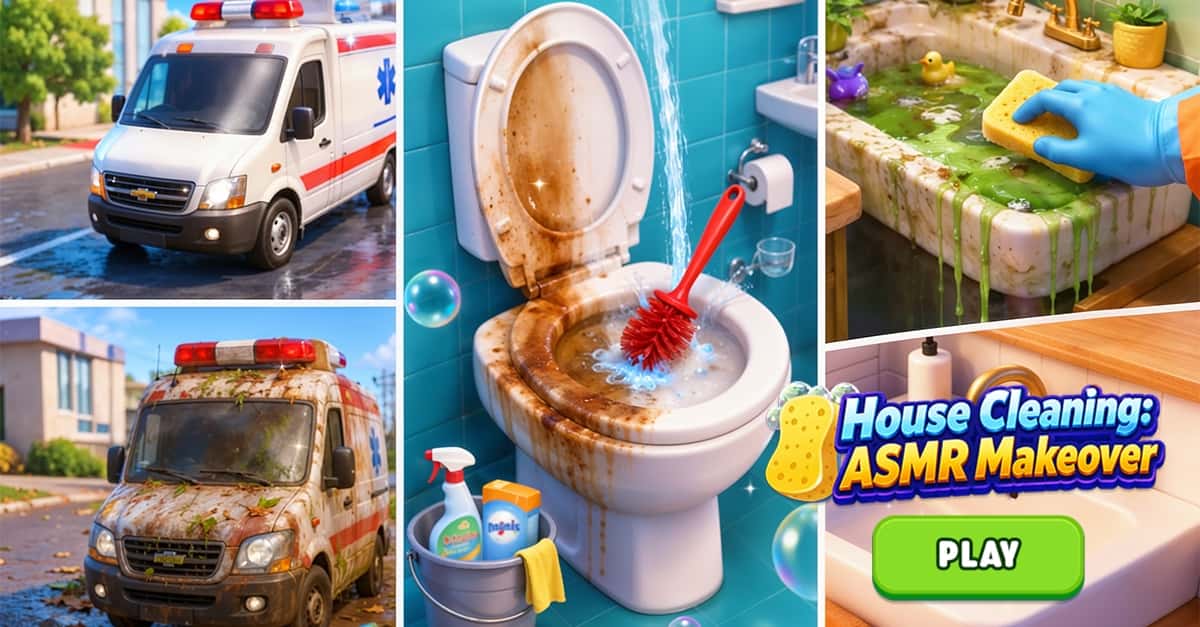 House Cleaning: ASMR Makeover advertising creative