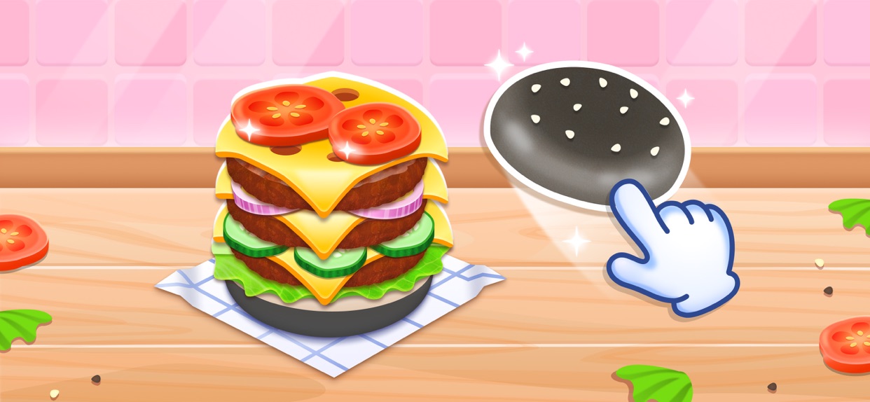 Cooking Burger - Kids Games ad creative 1