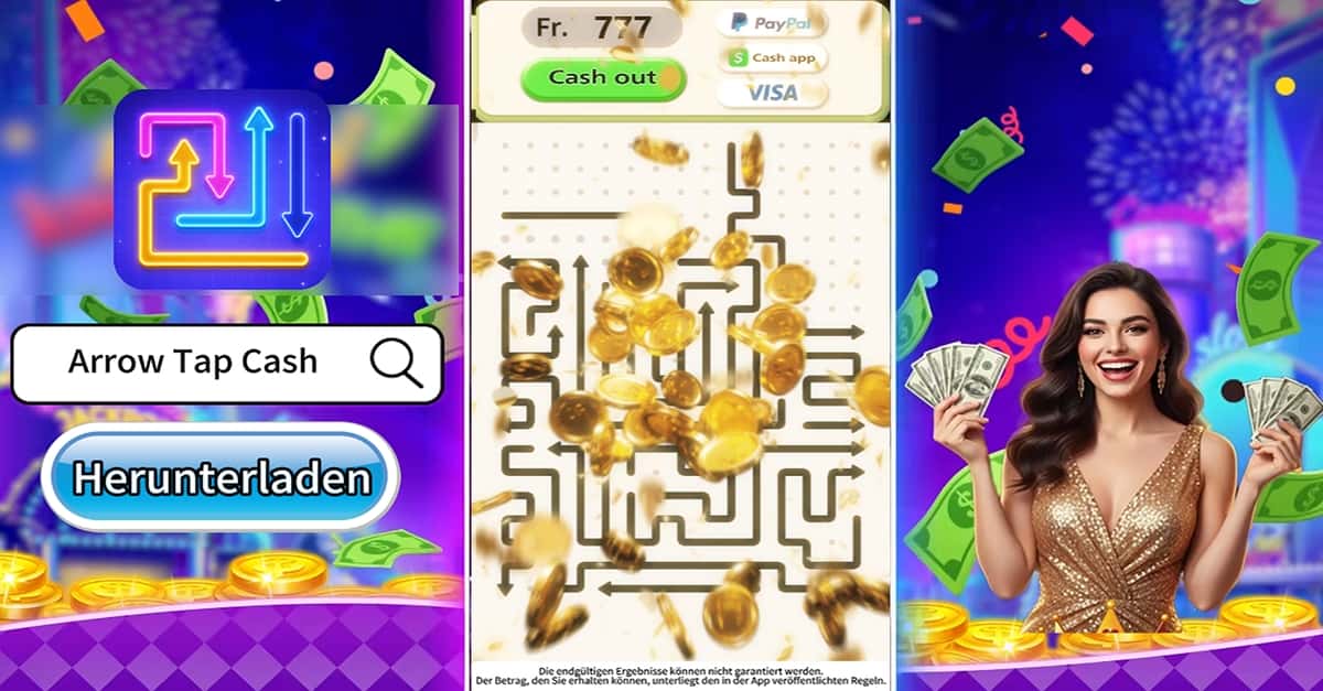 Arrow Tap Cash ad creative