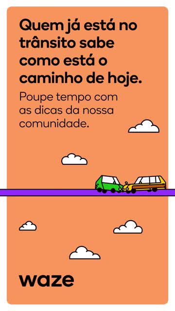 Waze Navigation & Live Traffic advertising creative