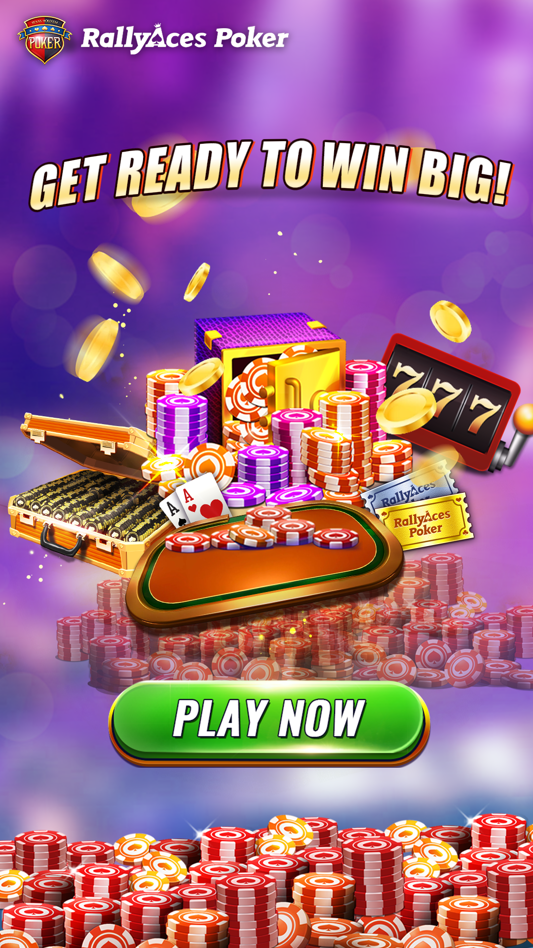 RallyAces Poker - Texas Holdem advertising creative