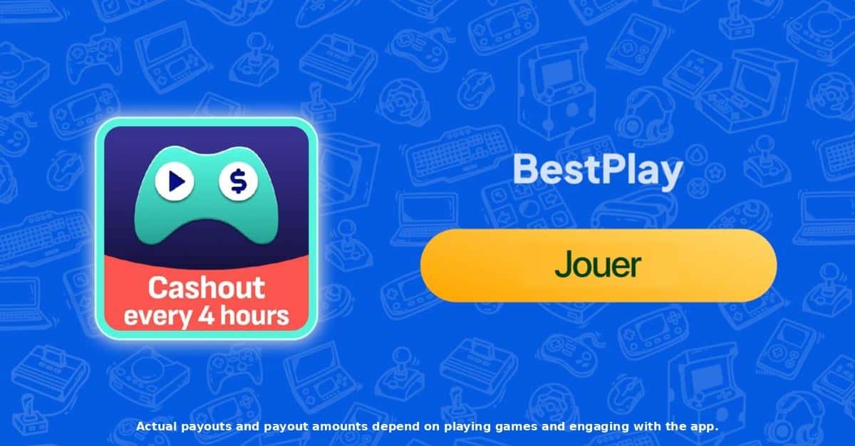 BestPlay: Play Games & Earn 广告创意