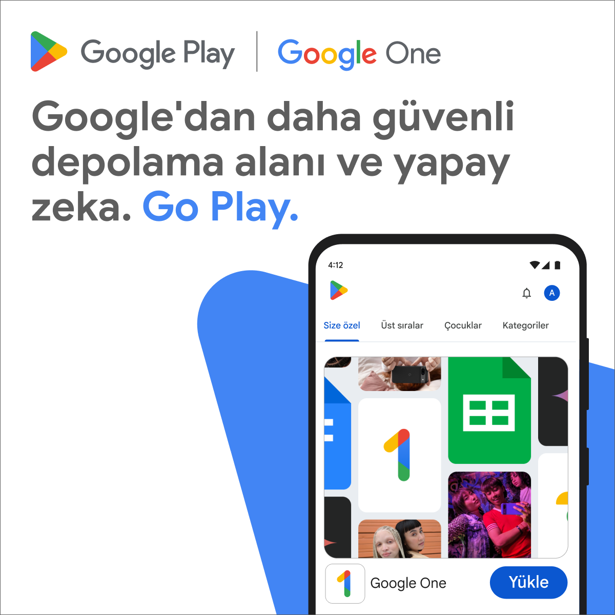 Google One advertising creative