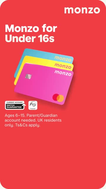 Monzo Bank - Mobile Banking advertising creative
