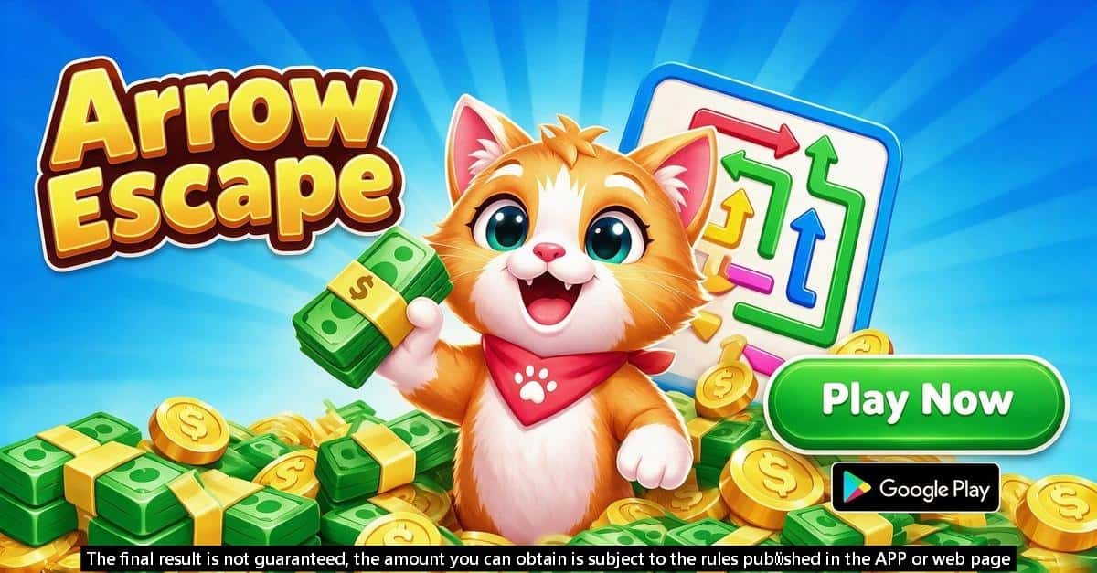 Arrow Escape: Cash Rewards ad creative