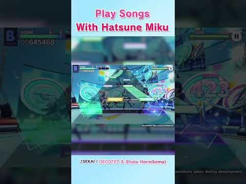 HATSUNE MIKU: COLORFUL STAGE! advertising creative