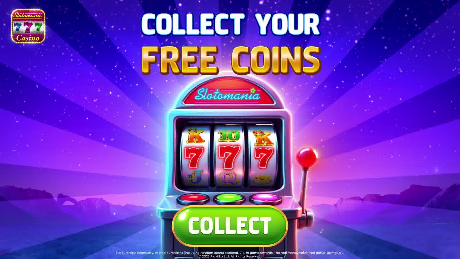 Slotomania™ Slots Casino Games 广告素材
