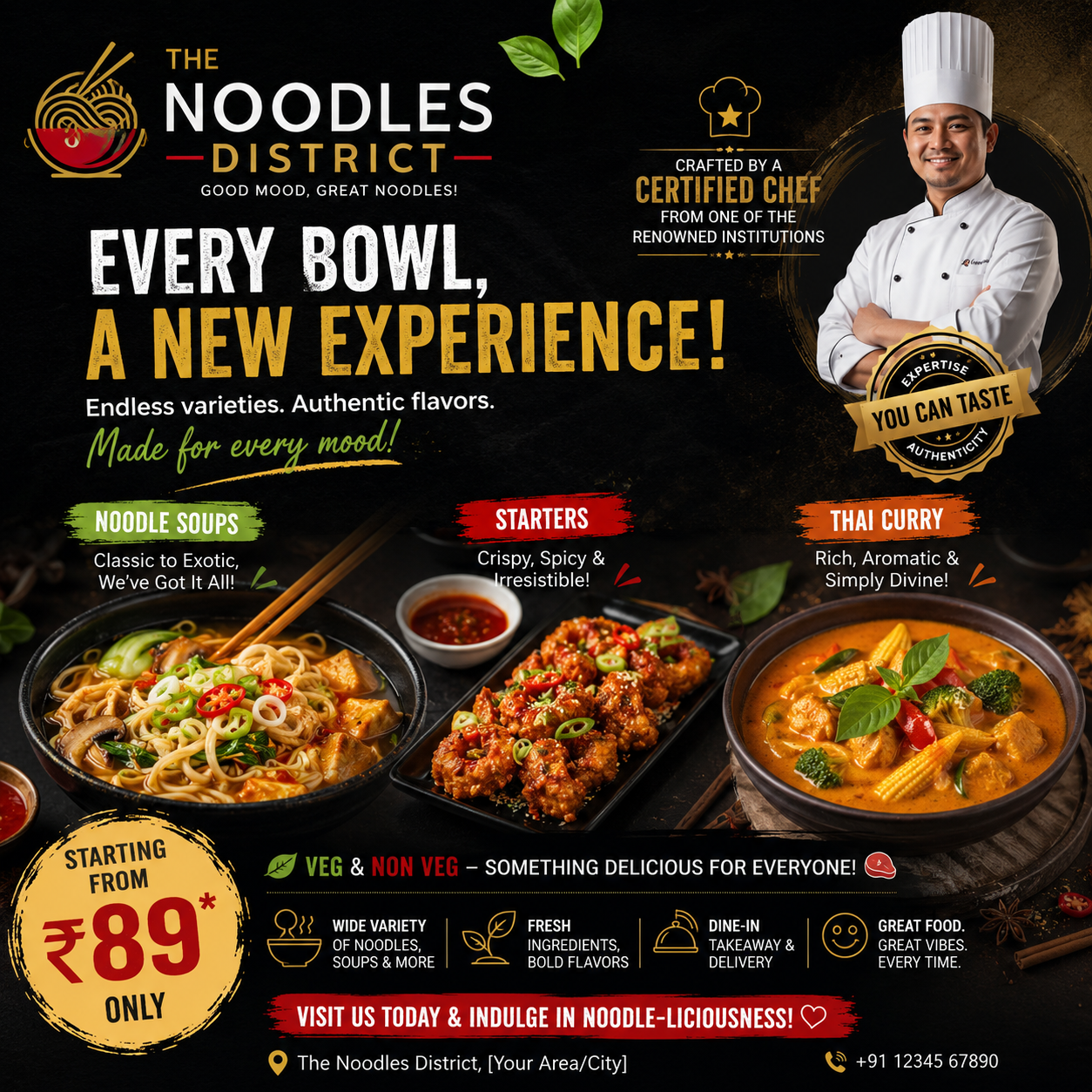 Ownly: Food Delivery App advertising creative 1