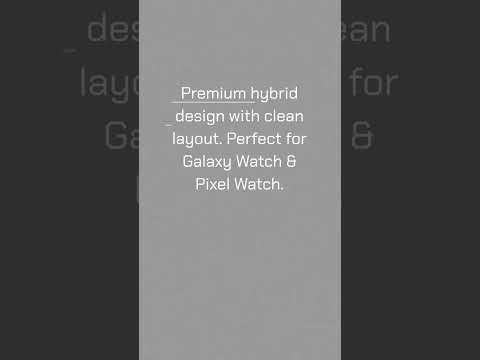MD326 3D Modern Watch Face advertising creative