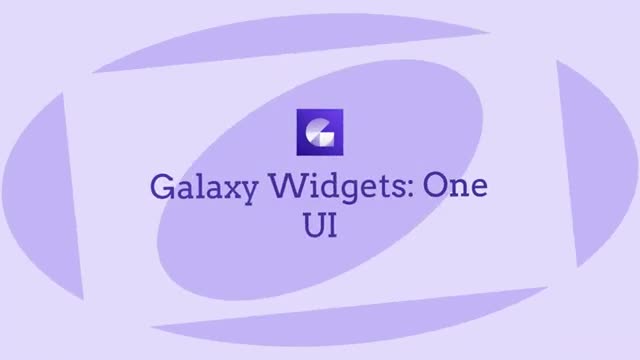 Galaxy Widgets: One UI 广告素材