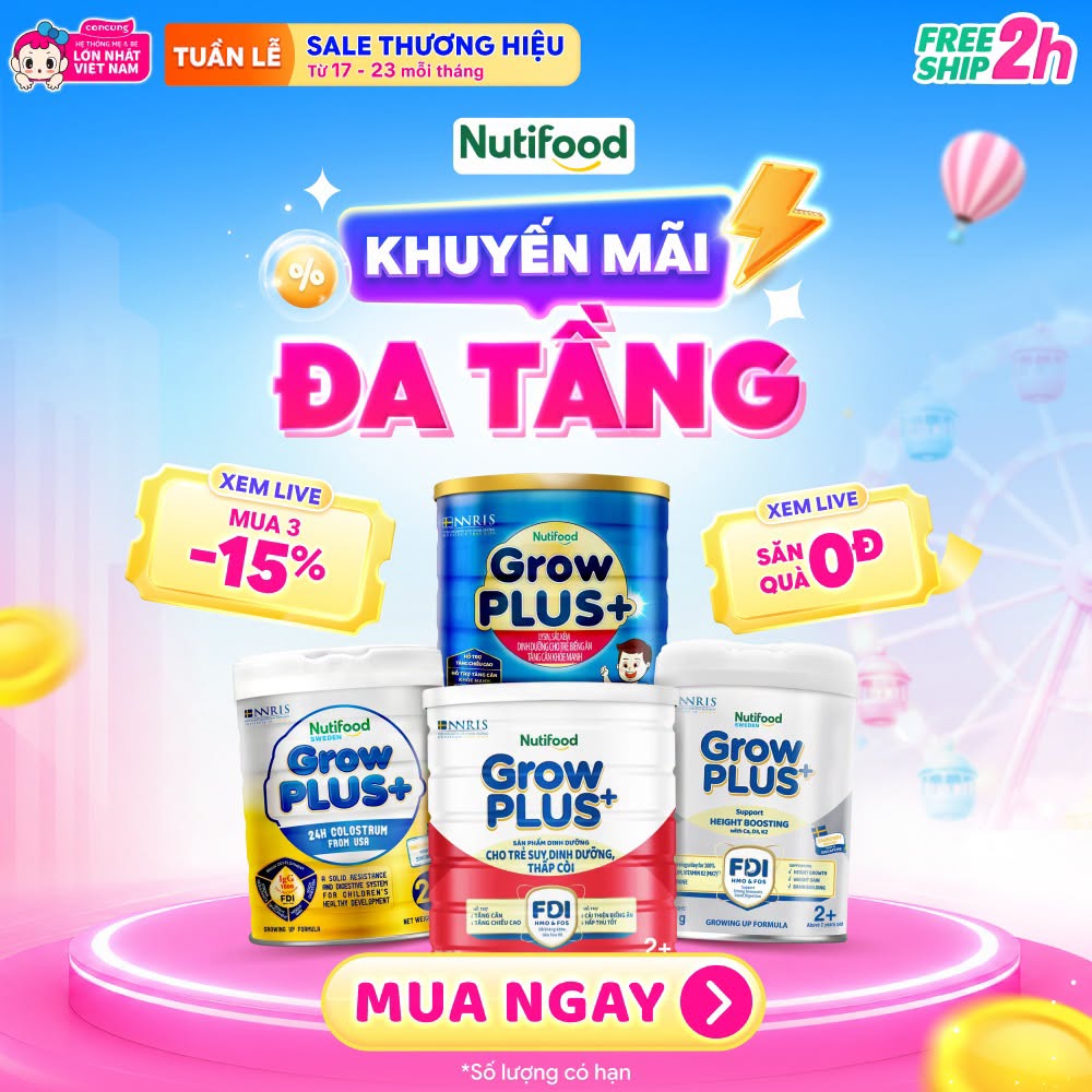 Con Cưng - Tã Sữa Khuyến Mãi 广告创意 1