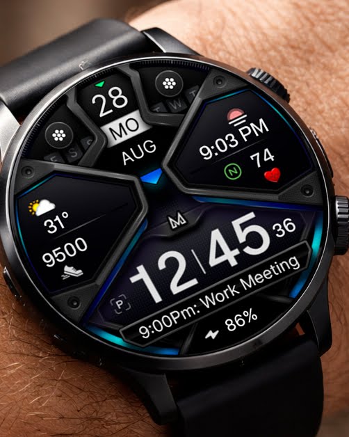 MD326 3D Modern Watch Face advertising creative
