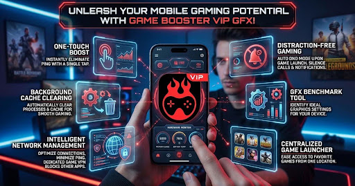 Game Booster VIP GFX 广告素材