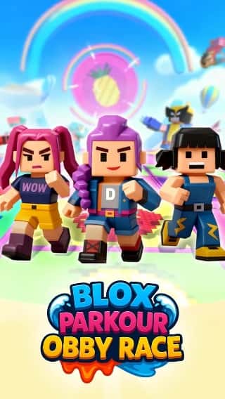 Blox Parkour: Obby Race 3d 广告创意
