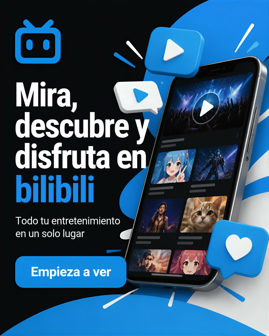 bilibili‑Every video you love advertising creative