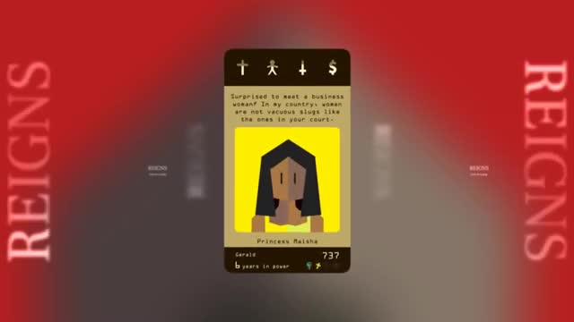 Reigns advertising creative