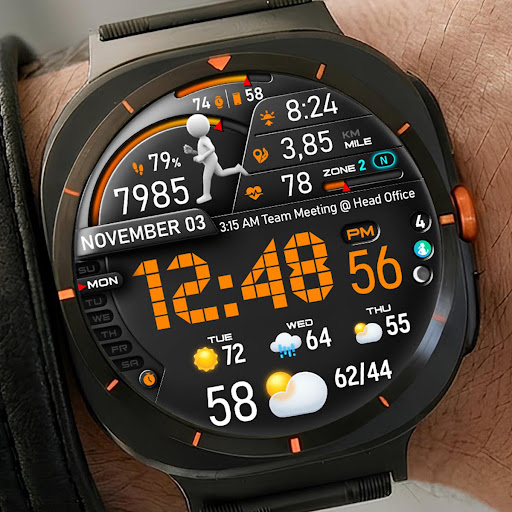 PER23 Digital Watch Face advertising creative