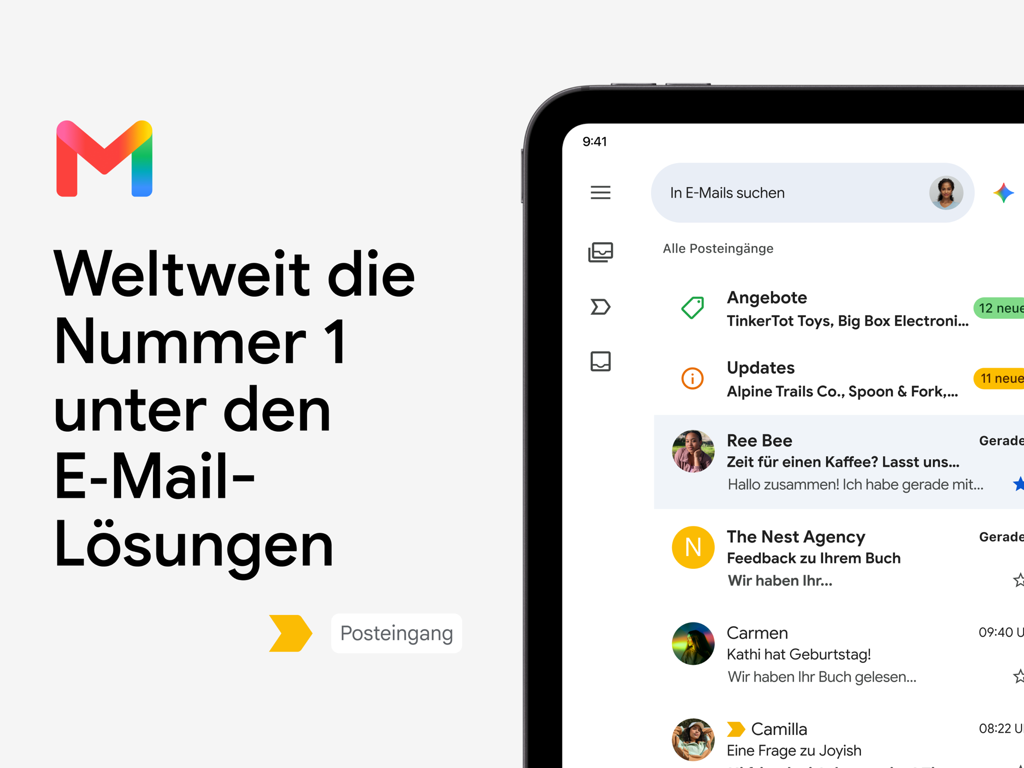 Gmail – email by Google 广告素材 1
