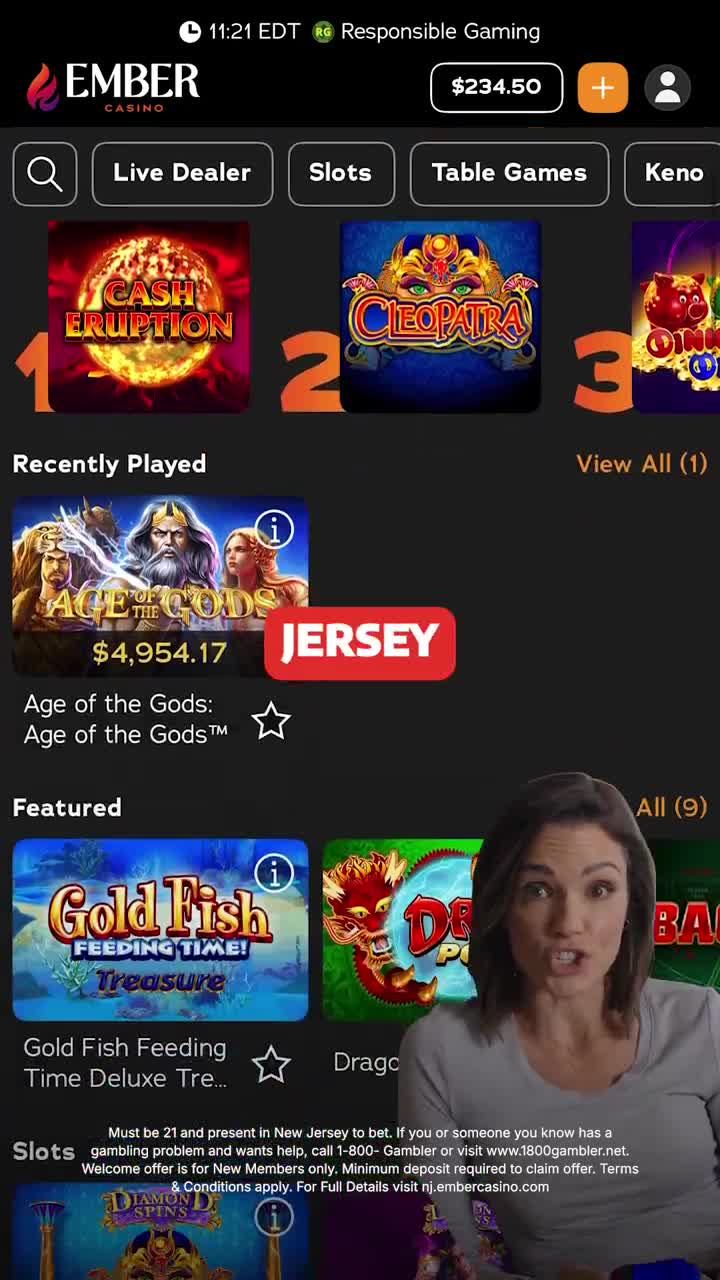 Ember Casino NJ ad creative