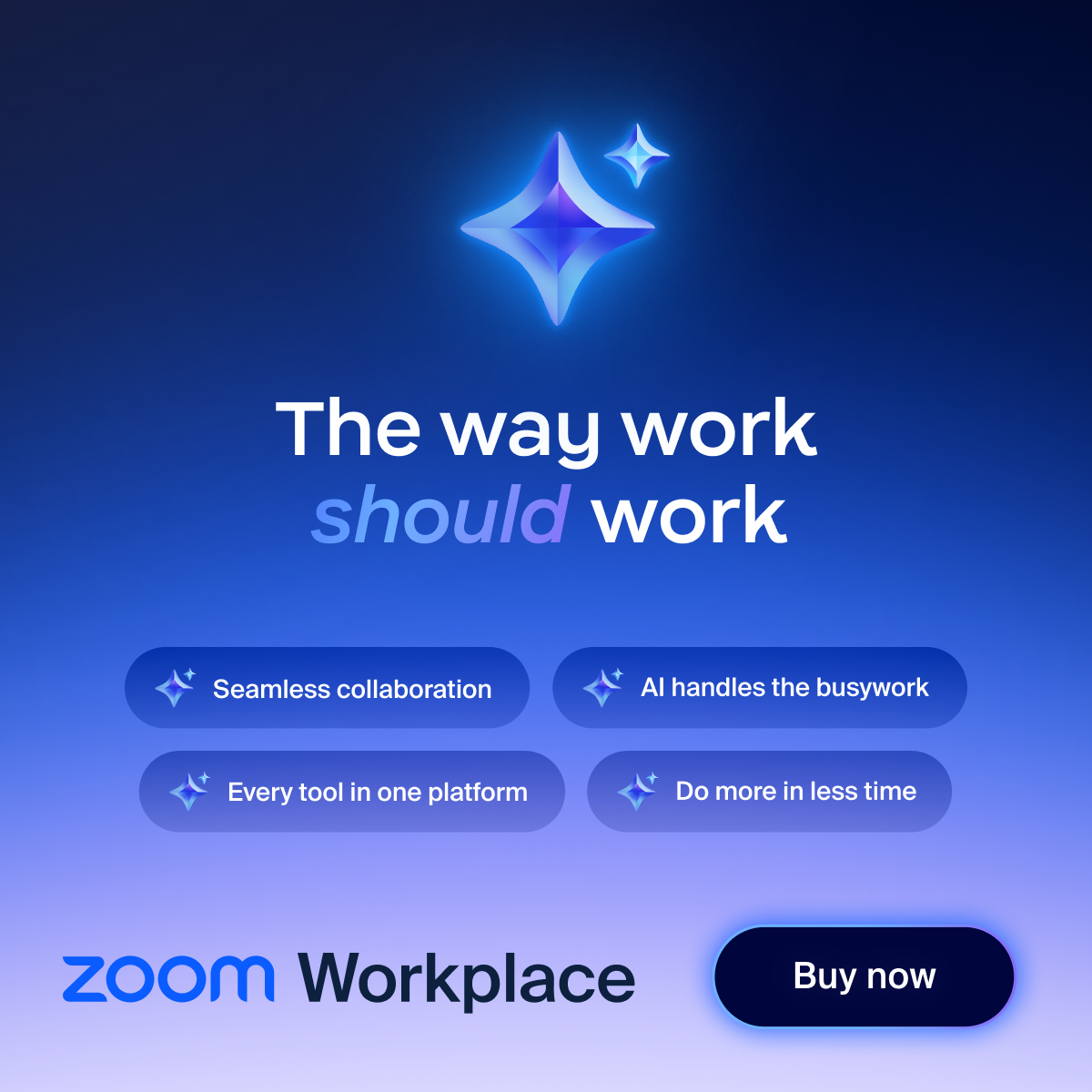 Zoom Workplace advertising creative