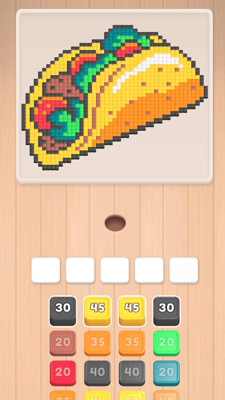 Food Hunt: Pixel Puzzle 广告素材