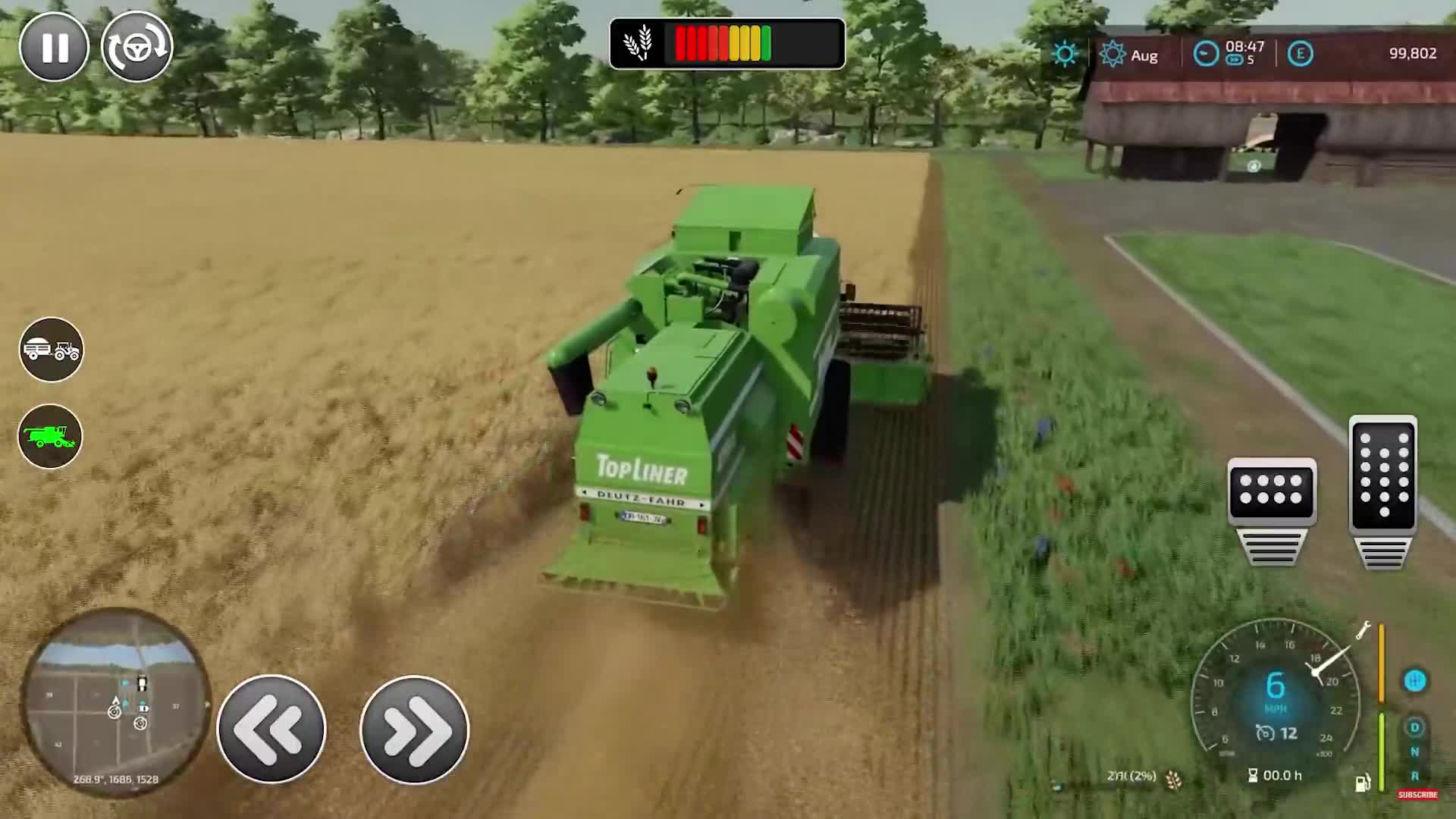 Tractor Farming Game- Farm Sim ad creative