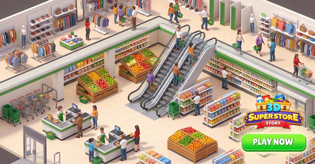 Superstore Story 3D ad creative