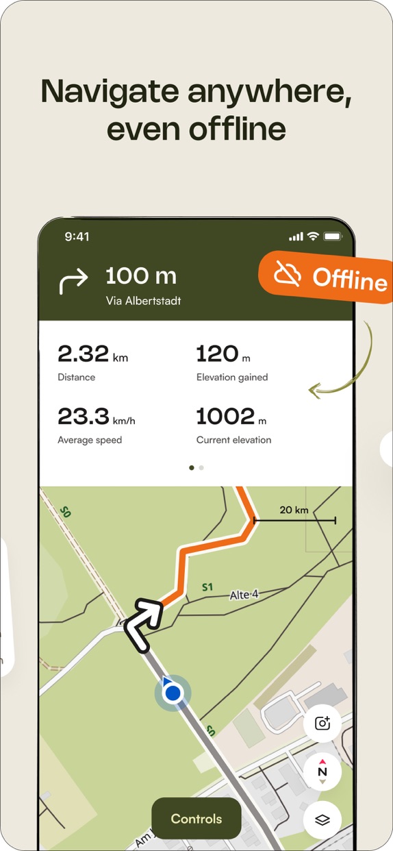 komoot - hike, bike & run 广告素材 2