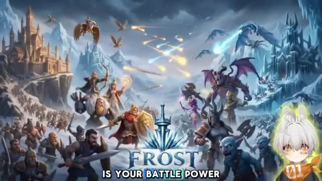 Frost Kingdom: Merge SLG advertising creative
