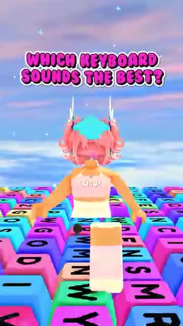 Keyboard Obby: ASMR Speed Run 广告素材