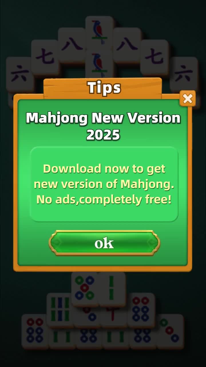 Tea Garden Mahjong Alarm 广告素材