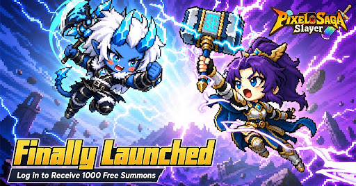 Pixel Slayer Saga advertising creative