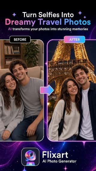 Flixart - AI Photo Generator ad creative