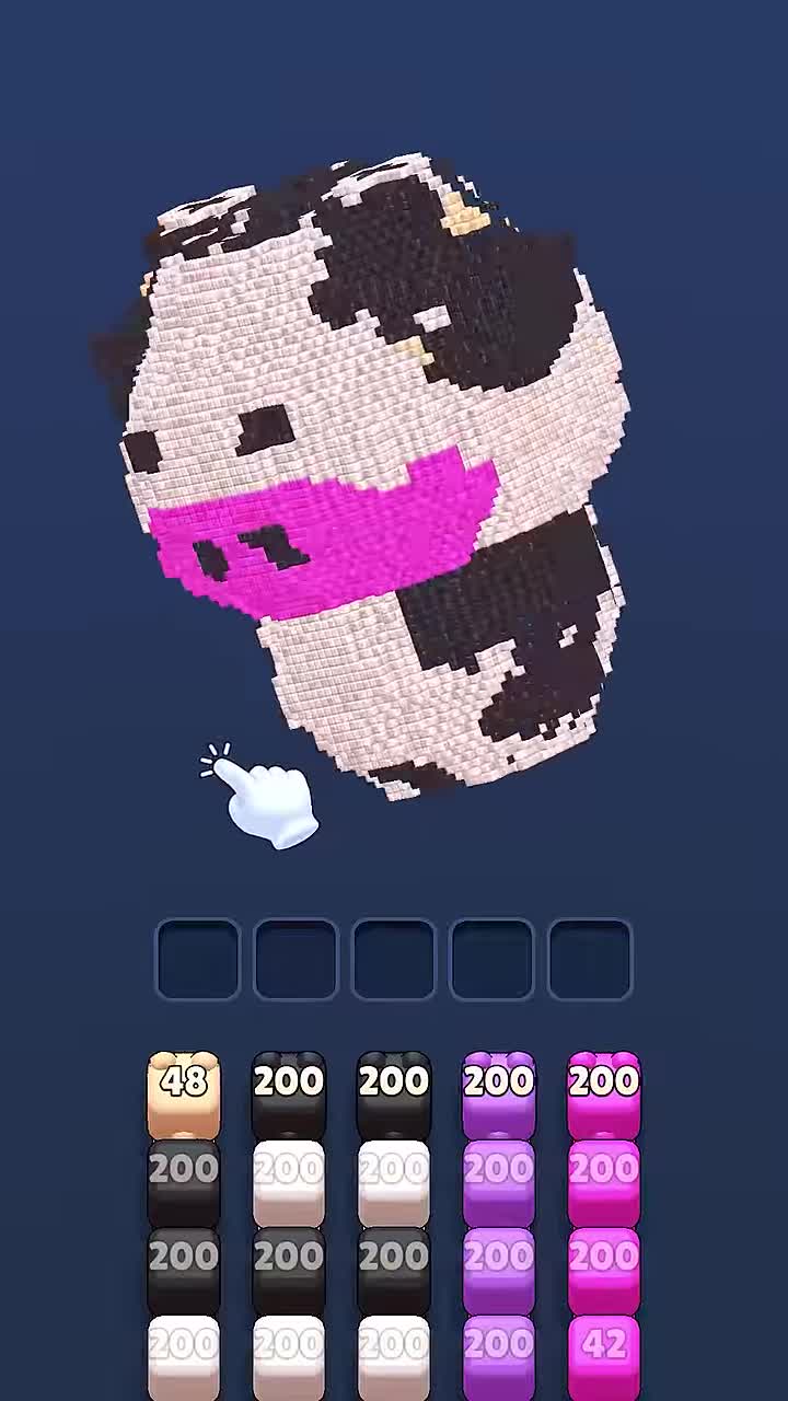 Cube Land Puzzle Game 广告素材