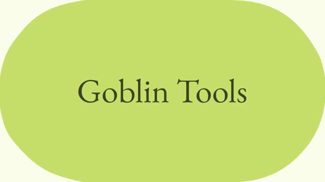 Goblin Tools 广告素材