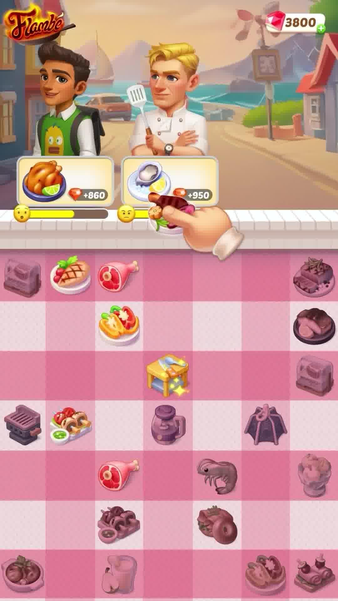 Flambé®: Merge & Cook 广告素材