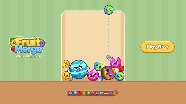 Fruit Drop: Match Puzzle 广告创意