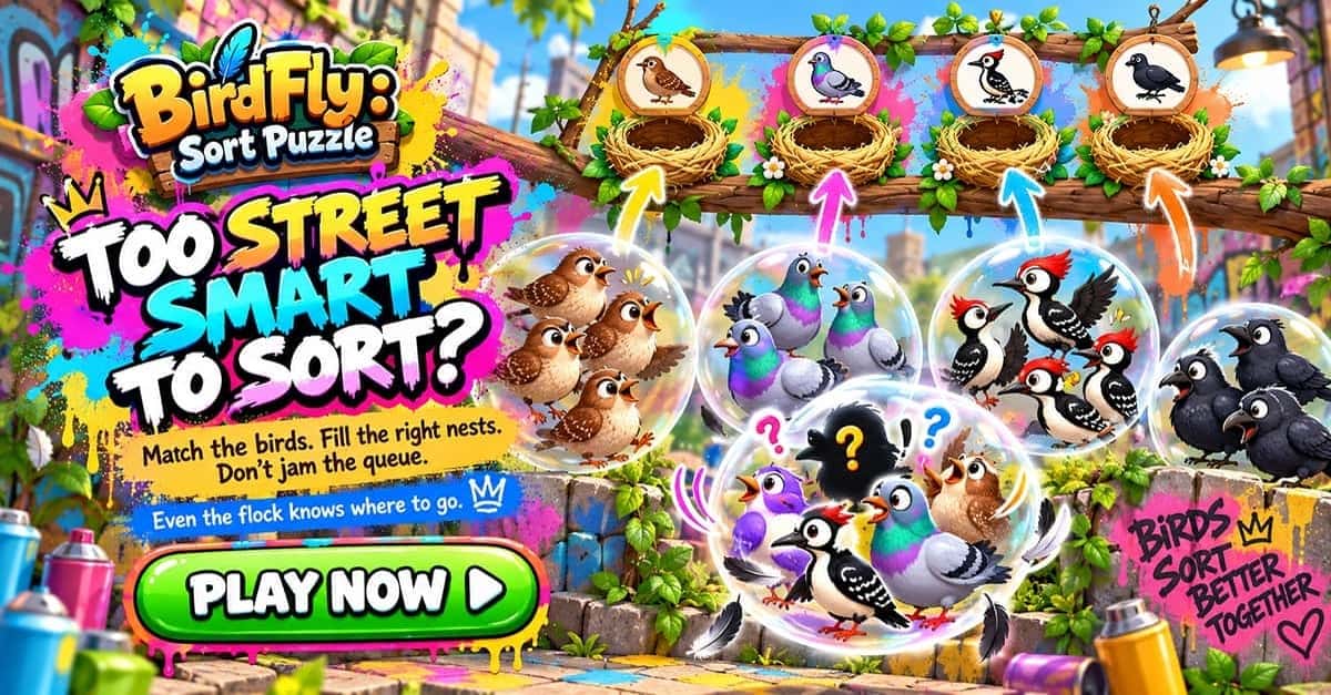 BirdFly: Sort Puzzle ad creative