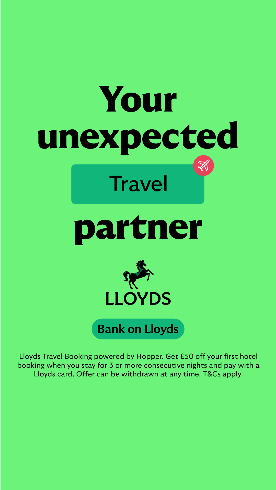 Lloyds Mobile Banking advertising creative