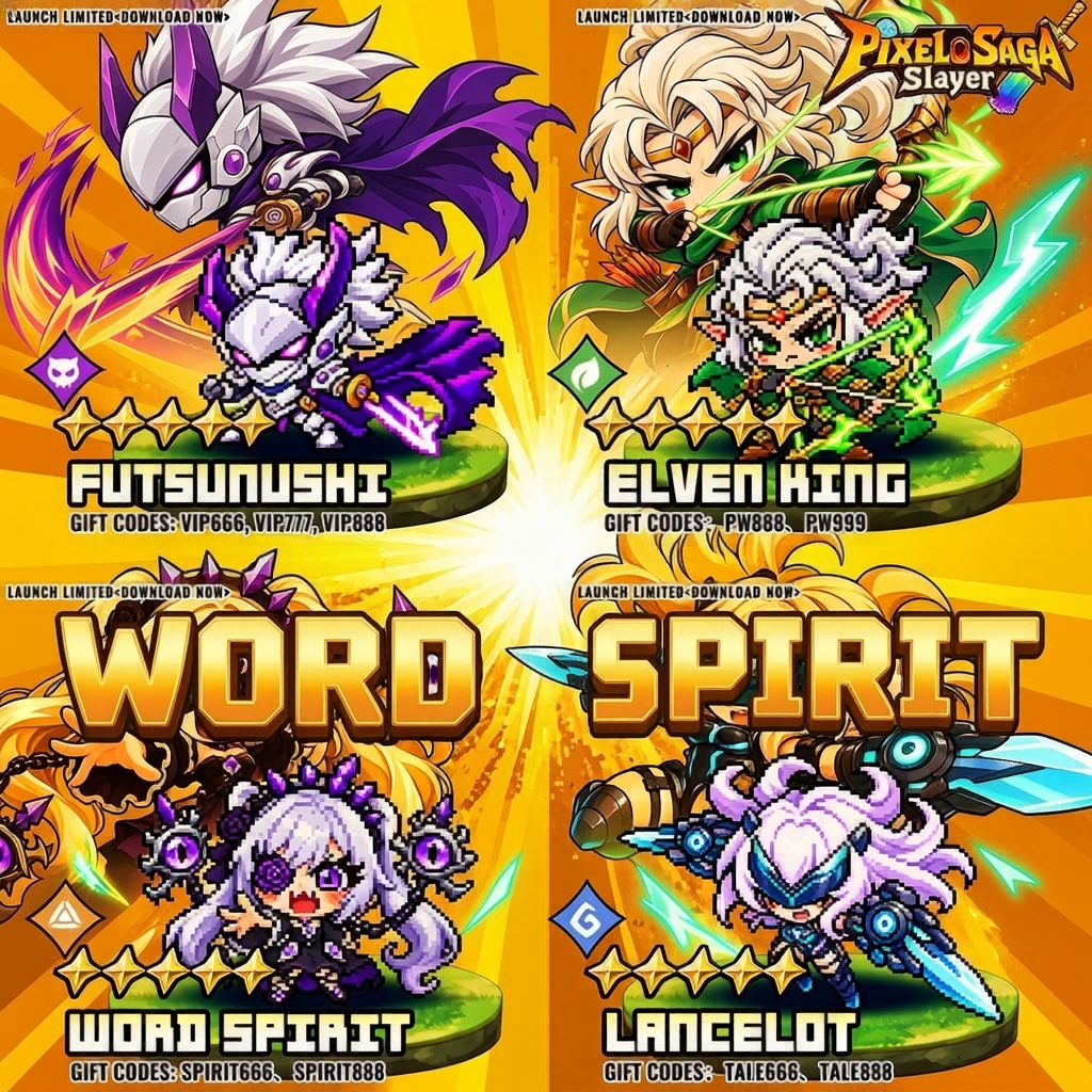 Pixel Slayer Saga 广告素材