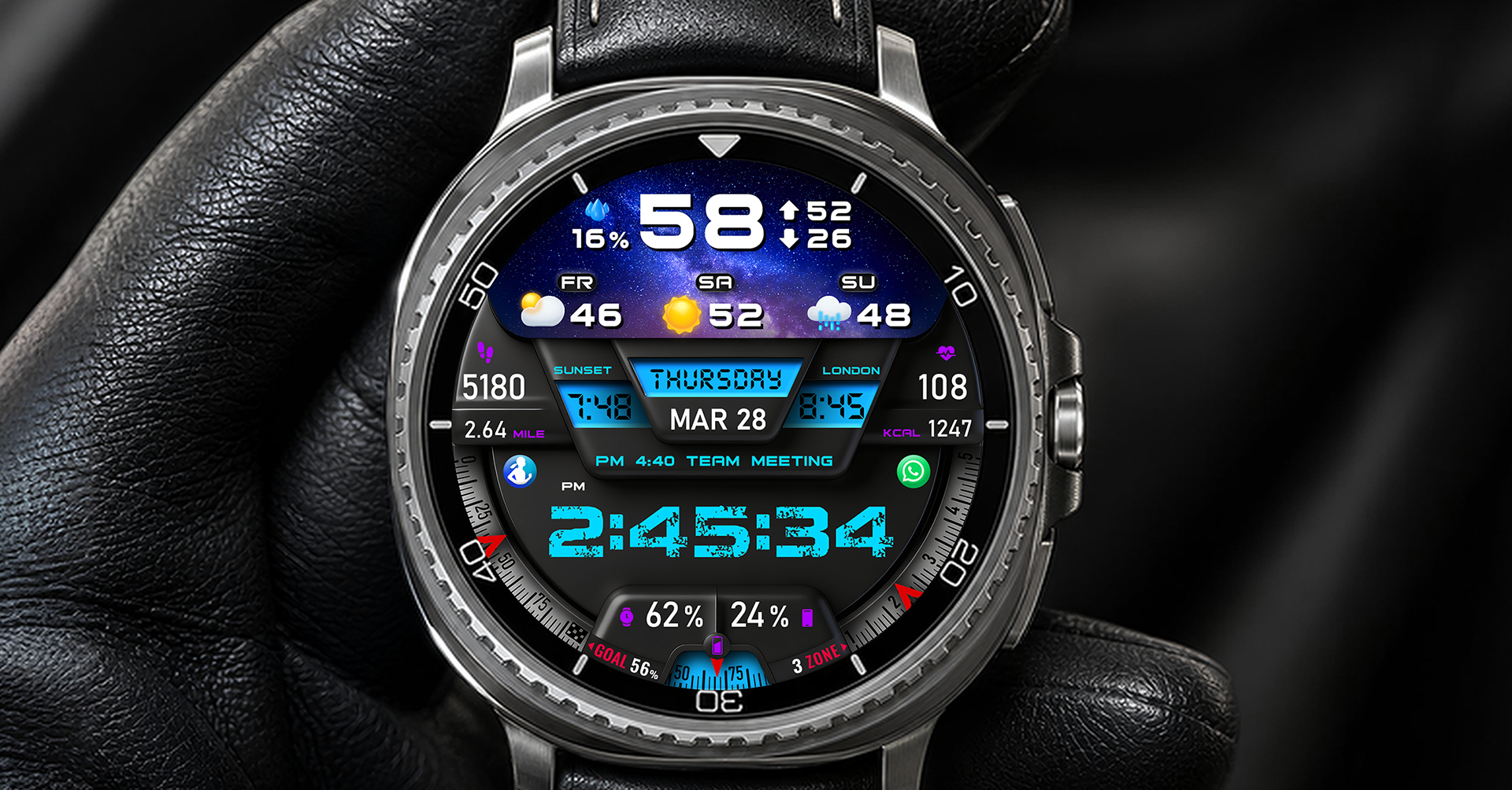 PER27 Digital Watch Face advertising creative