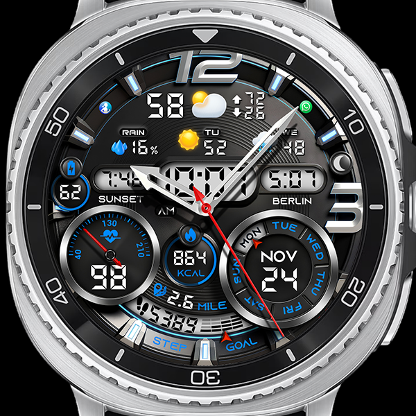 PER32 Ultra Hybrit Watch Face 广告素材