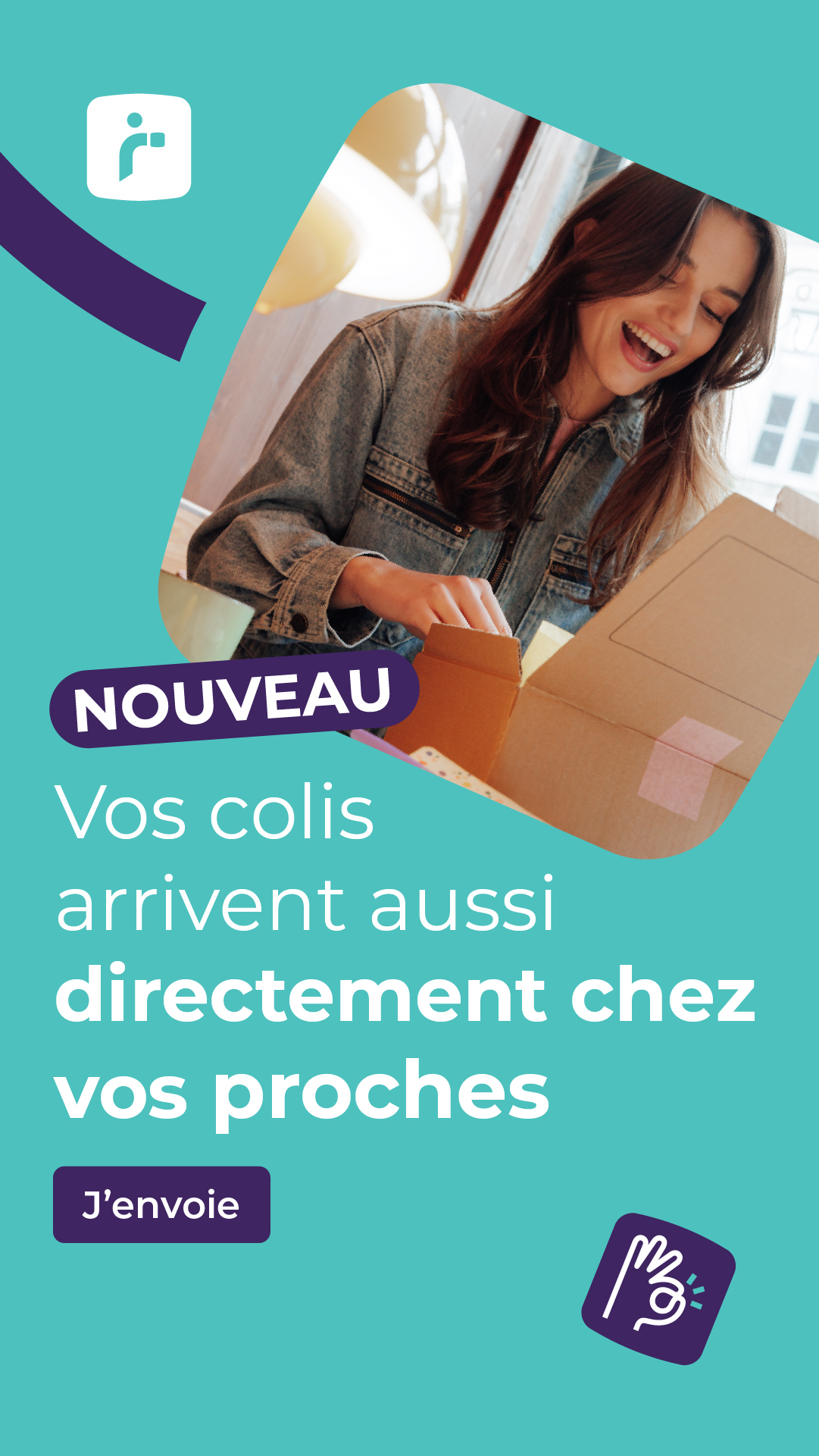 Mondial Relay, suivi de colis advertising creative