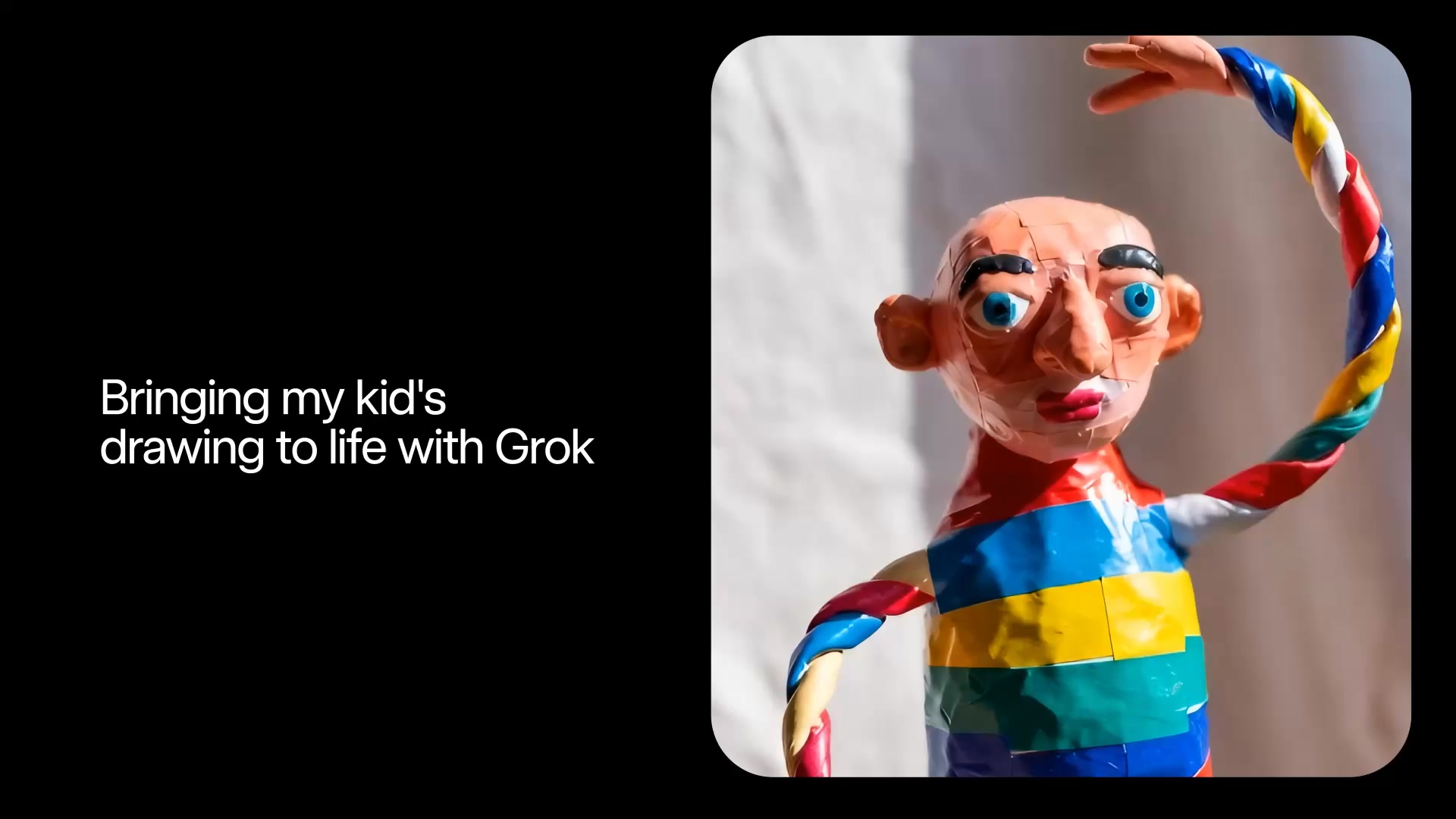 Grok - AI Chat & Video advertising creative