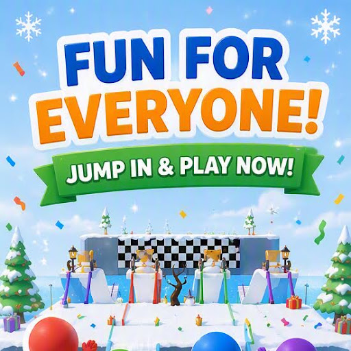 Snow Race advertising creative